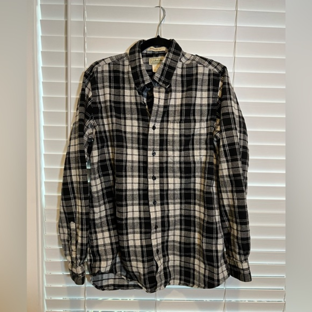 LL Bean Flannel Shirt - Size M Tall